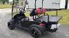 Black On Black Custom Club Car Precedent Golf Cart