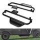 Black Powder Coated Nerf Bars/ Running Boards Fits Club Car Ds Golf Cart 1982-up