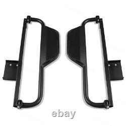 Black Powder Coated Nerf Bars/ Running Boards Fits Club Car DS Golf Cart 1982-up