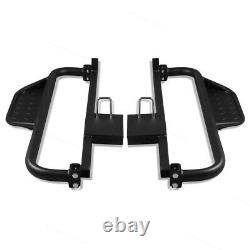 Black Powder Coated Nerf Bars/ Running Boards Fits Club Car DS Golf Cart 1982-up