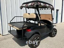 Black lifted 2010 Club car Precedent 4 Passenger seat Golf Cart 48 volt 48v
