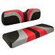 Blade Golf Cart Front Seat Covers For Club Car Ds Red/silver/black