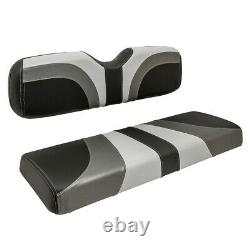 Blade Golf Cart Front Seat Covers for Club Car Precedent Gray/Charcoal/Black