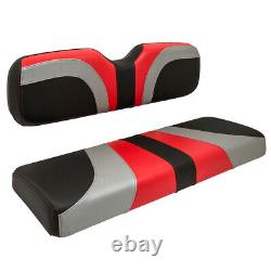 Blade Golf Cart Front Seat Covers for Club Car PrecedentÊ- Red/Silver/Black