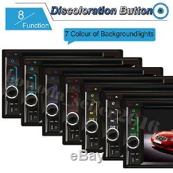 Bluetooth Car MP3 Player Stereo Audio Radio FM SD USB AUX Mirror Link For GPS