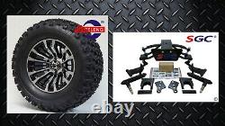 CLUB CAR PRECEDENT GOLF CART 6 SGC A-ARM LIFT KIT + 12 WHEELS and 23 AT TIRES