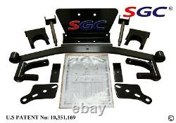 CLUB CAR PRECEDENT GOLF CART SGC 4 BLOCK LIFT KIT + 8 WHEELS and 22 AT TIRES