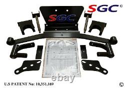 CLUB CAR PRECEDENT GOLF CART SGC 4 LIFT KIT + 10 WHEELS and 22 AT TIRES