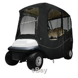 Classic Accessories Black 2 Passenger Deluxe Golf Cart Enclosure For Short Tops