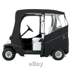 Classic Accessories Black 2 Passenger Deluxe Golf Cart Enclosure For Short Tops