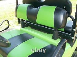Club Car DS'00 & Up Golf Cart Front Seat Replacement (Black/lime)