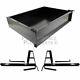 Club Car Ds 1982 2000.5 Golf Cart Black Steel Utility Cargo Box With Brackets