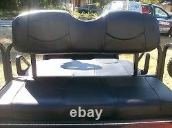 Club Car DS 1999 and older Golf Cart Front seat Replacement (Solid Black)