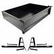 Club Car Ds 2000.5 And Up Golf Cart Black Steel Utility Cargo Box With Brackets