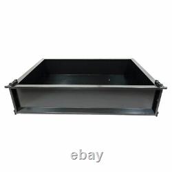 Club Car DS 2000.5 and Up Golf Cart Black Steel Utility Cargo Box with Brackets