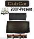 Club Car Ds 2000'-present Golf Cart (black Vinyl) Seat Cover Set