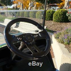 Club Car DS Aviator 5 Steering Wheel Kit (Black Grip with Black Spokes)