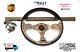Club Car Ds Black And Silver Steering Wheel/hub Adapter/chrome Cover Kit 1985+