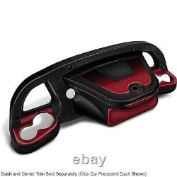 Club Car DS Dash 00+ DoubleTake Sentry Storage (Black with Ruby Inserts)