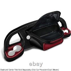 Club Car DS Dash 00+ DoubleTake Sentry Storage (Black with Ruby Inserts)