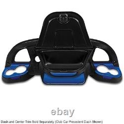 Club Car DS Dash 2000+ Double Take Sentry Storage (Black with Blue Inserts)