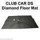 Club Car Ds Golf Cart Diamond Floor Mat Black Rubber