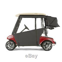 Club Car DS Golf Cart PRO-TOURING Sunbrella Track Enclosure Black