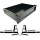 Club Car Ds Golf Cart Part Black Powder Coated Utility Cargo Bed Box 2000-up