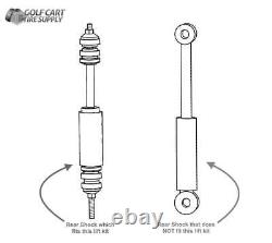 Club Car Ds 6 Double A-arm Lift Kit (04.5-13) + 14 Wheels & 22 At Tires Combo