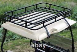 Club Car Ds Roof Storage Rack Black