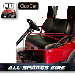 Club Car Golf Cart Buggy All Black Molded Seat Cover Set Precedent Model