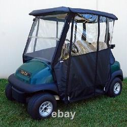 Club Car Golf Cart Tempo Precedent Odyssey Enclosure Black 3 Sided Over the Top