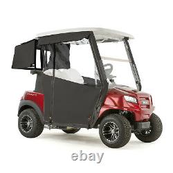 Club Car Onward Golf Cart PRO-TOURING Sunbrella Track Enclosure Black