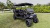 Club Car Precedent 6 Passenger Alpha Black Pink Golf Cart