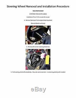 Club Car Precedent Black/Chrome Steering Wheel/Hub Adapter/Chrome Cover Kit