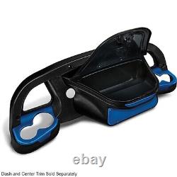 Club Car Precedent Dash 04+ Double Take Sentry Storage (Black with Blue Inserts)