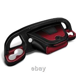 Club Car Precedent Dash 04+ Double Take Sentry Storage (Black with Ruby Inserts)