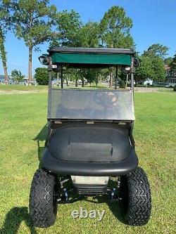 Club Car Precedent Gas Golf Cart Black / Black