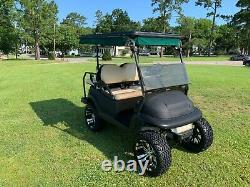 Club Car Precedent Gas Golf Cart Black / Black