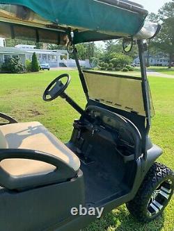 Club Car Precedent Gas Golf Cart Black / Black