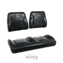 Club Car Precedent Golf Cart 2004-11 Suite Seats Bucket Style Solid Black