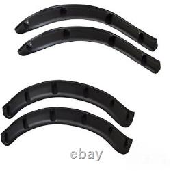 Club Car Precedent Golf Cart 2004-Up Fender Flares Set of 4 Black