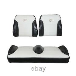 Club Car Precedent Golf Cart 2012-Up Suite Seats Bucket Style Black/White