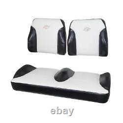 Club Car Precedent Golf Cart 2012-Up Suite Seats Bucket Style Black/White