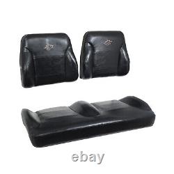 Club Car Precedent Golf Cart 2012-Up Suite Seats Bucket Style Solid Black