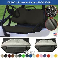 Club Car Precedent Golf Cart Front Seat Cover Replacement Set Years 2004-2016