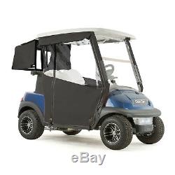 Club Car Precedent Golf Cart PRO-TOURING Sunbrella Track Enclosure Black