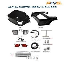 Club Car Precedent MadJax Alpha Off-Road Black Golf Cart Body Kit (2004-Up)