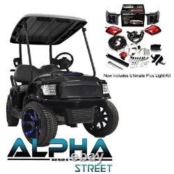 Club Car Precedent MadJax Alpha Street Black Golf Cart Body Kit (2004-Up)