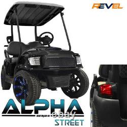 Club Car Precedent MadJax Alpha Street Black Golf Cart Body Kit (2004-Up)